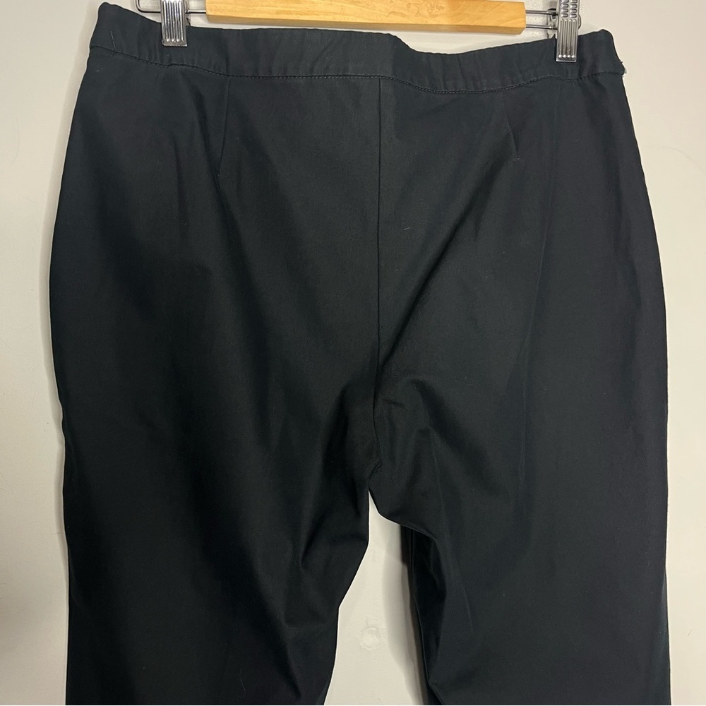 Theory Thaniel Approach Stretch Cropped Black Pull On Pants, size 10 - Picture 10 of 16